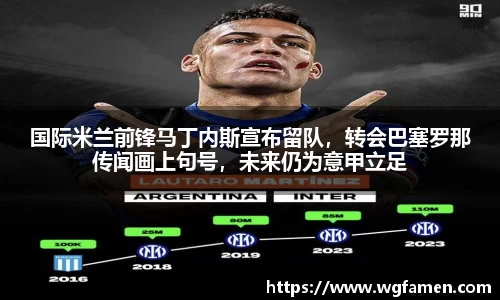国际米兰前锋马丁内斯宣布留队，转会巴塞罗那传闻画上句号，未来仍为意甲立足